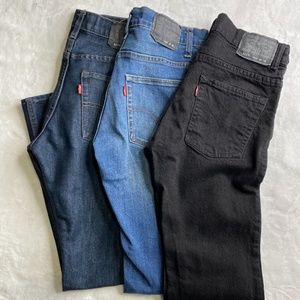 Levi's 511 Slim Boys Jeans 3 pairs
